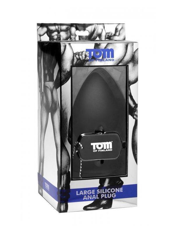 Анальная пробка Tom of Finland XL Silicone Anal Plug - 14 см.