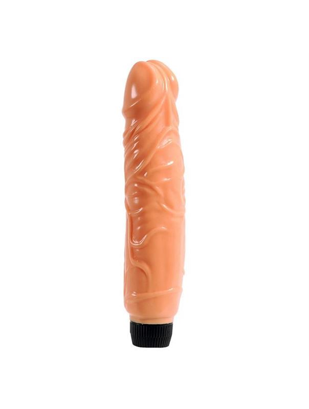 Телесный вибратор P-SHAPE - 25,5 см.