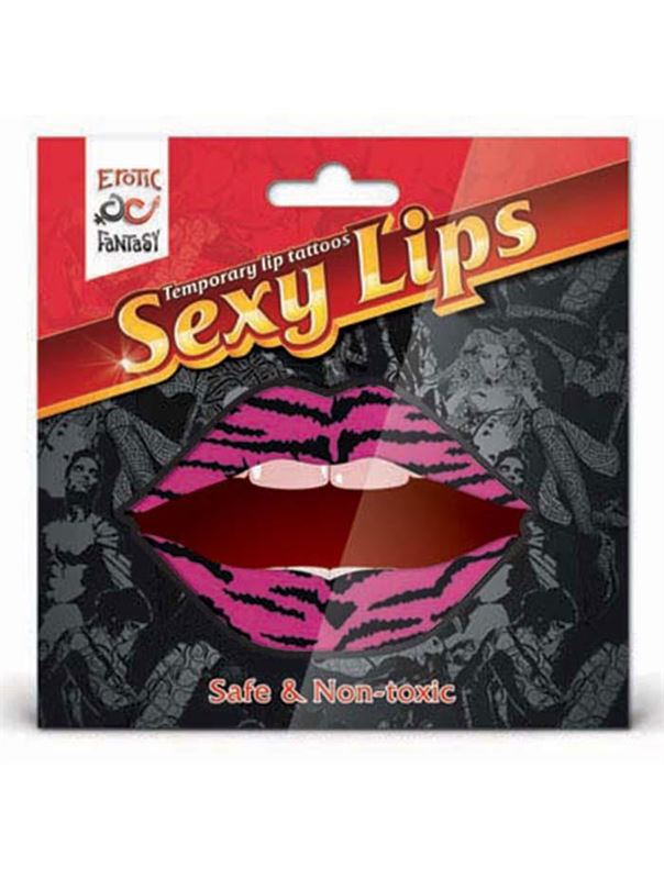 Lip Tattoo Тигровый розовый