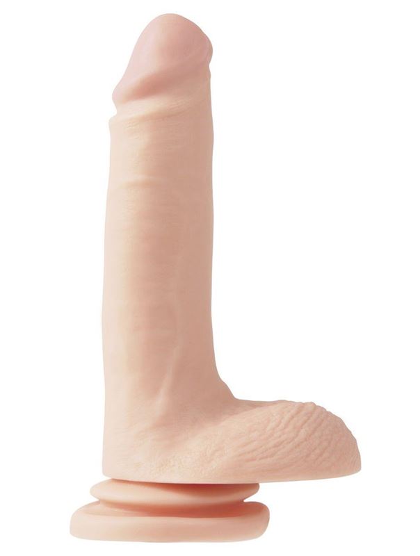 Телесный фаллоимитатор на присоске 8 Thicky with Suction Cup - 21,6 см.