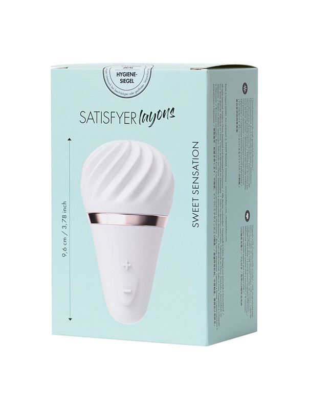Белый вибромассажер Satisfyer Layons Sweet Sensation