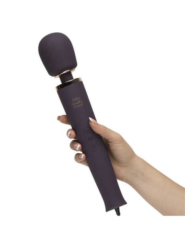 Фиолетовый вибратор Fifty Shades Freed Awash with Sensation Mains Wand Vibrator