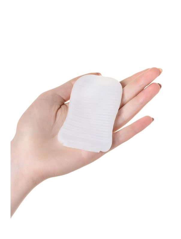 Белый карманный мастурбатор A-Toys Pocket - Stripy