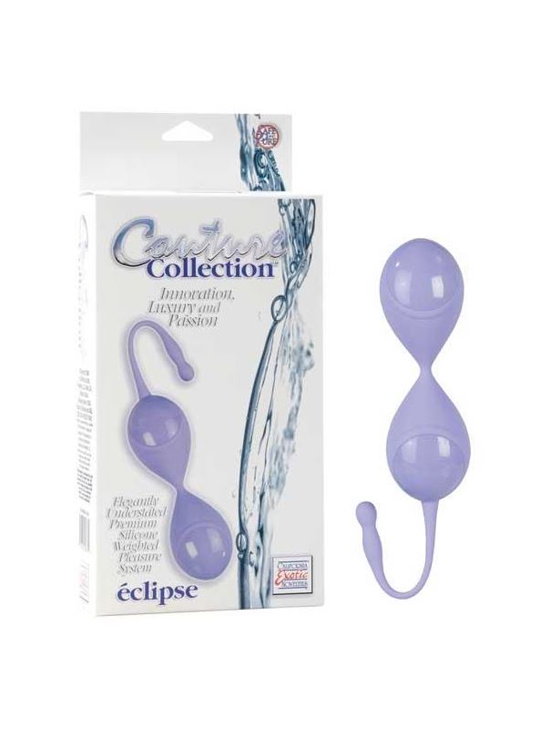 Сиреневые вагинальные шарики Couture Collection Eclipse