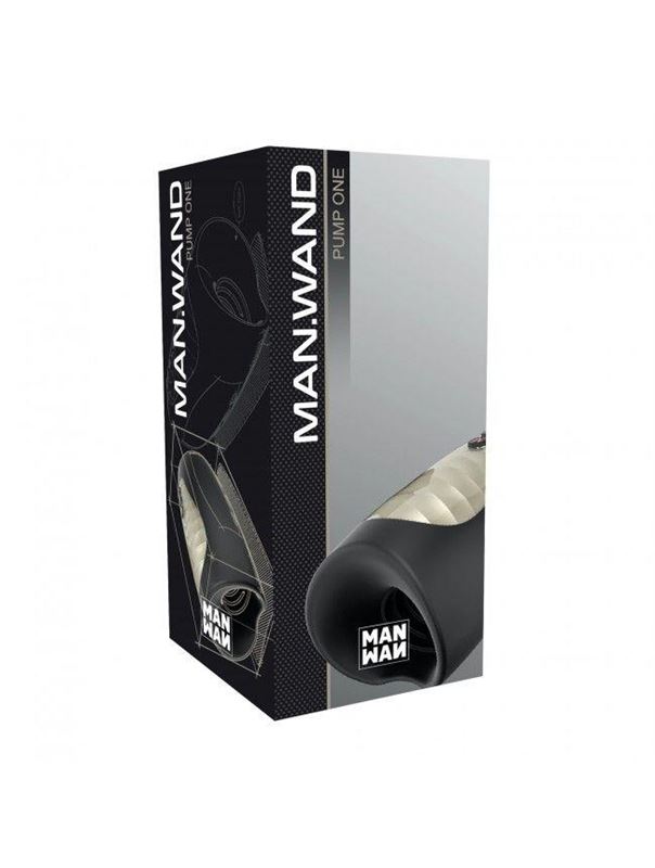 Черный мастурбатор Man Wand Pump One