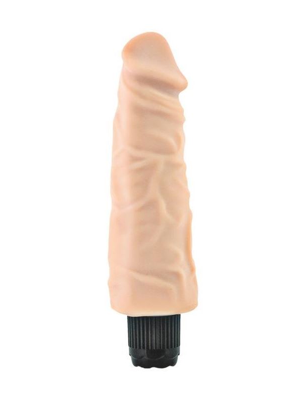 Телесный вибратор-реалистий Mr.Baton Soft №13 - 19 см.