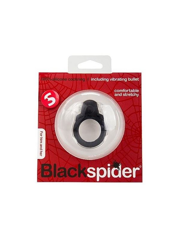 Эрекционное кольцо-паук Beasty Toys Black Spider
