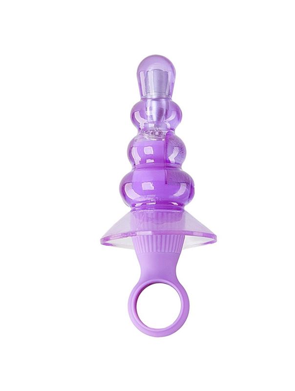 Анальный вибростимулятор My Bum Lollipop Vibro Butt Plug Purple (8,5 см)