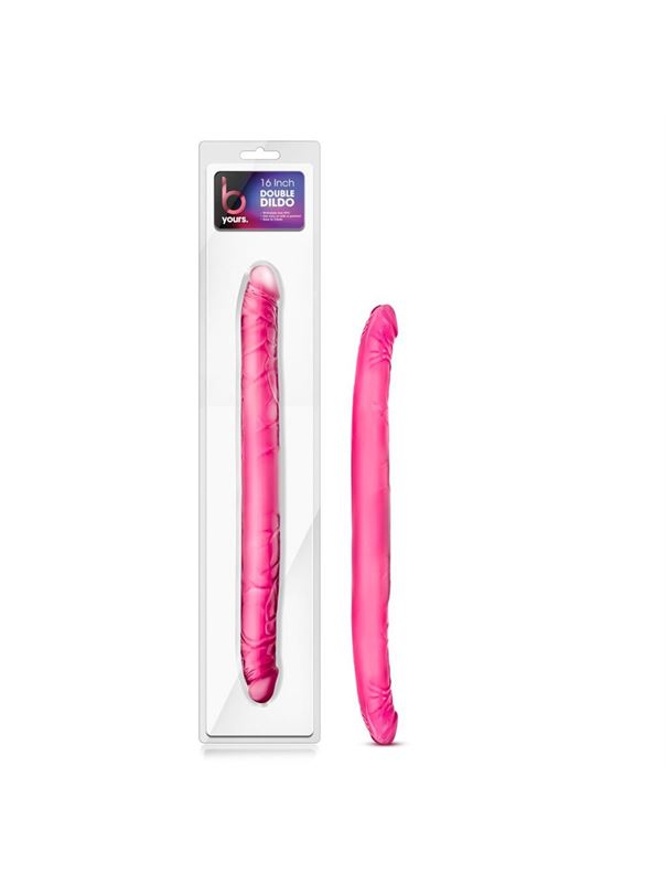 Розовый двусторонний фаллоимитатор B Yours 16" Double Dildo (40,6 см)