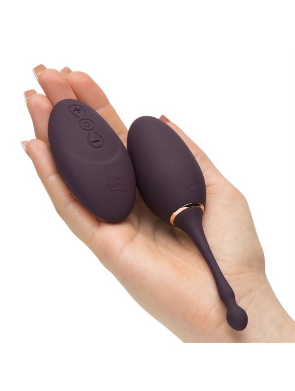 Фиолетовое виброяйцо I've Got You Rechargeable Remote Control Love Egg