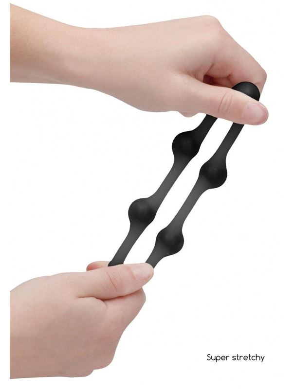 Черное утяжеленное эрекционное кольцо N 83 Weighted Cock Ring
