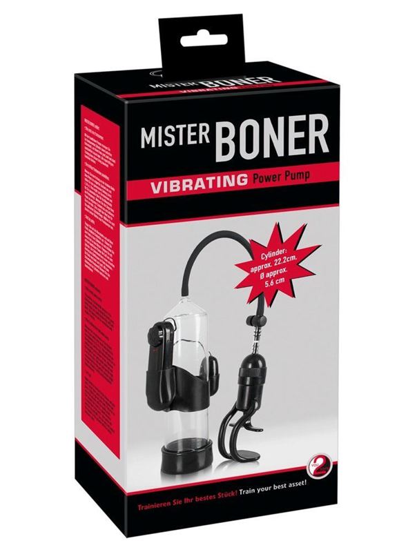 Вакуумная помпа для пениса Mister Boner с вибропулей