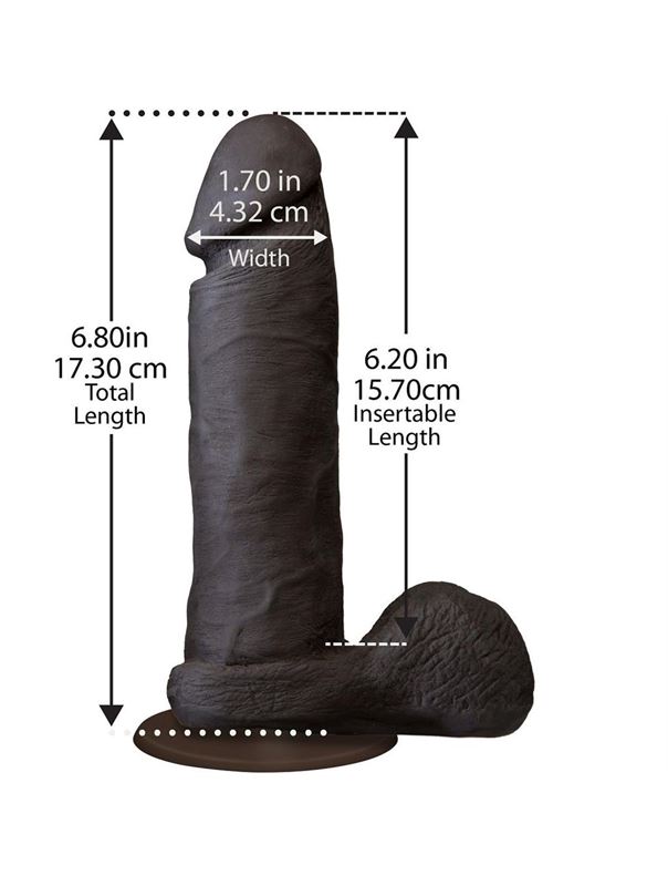 Реалистичный фаллоимитатор The Realistic Cock ULTRASKYN 6” (17,3 см)