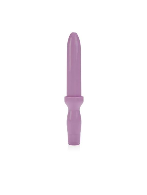 Фиолетовый вибратор Dilator Set Purple Dilator with 4 Sizes  Sleeve с насадками