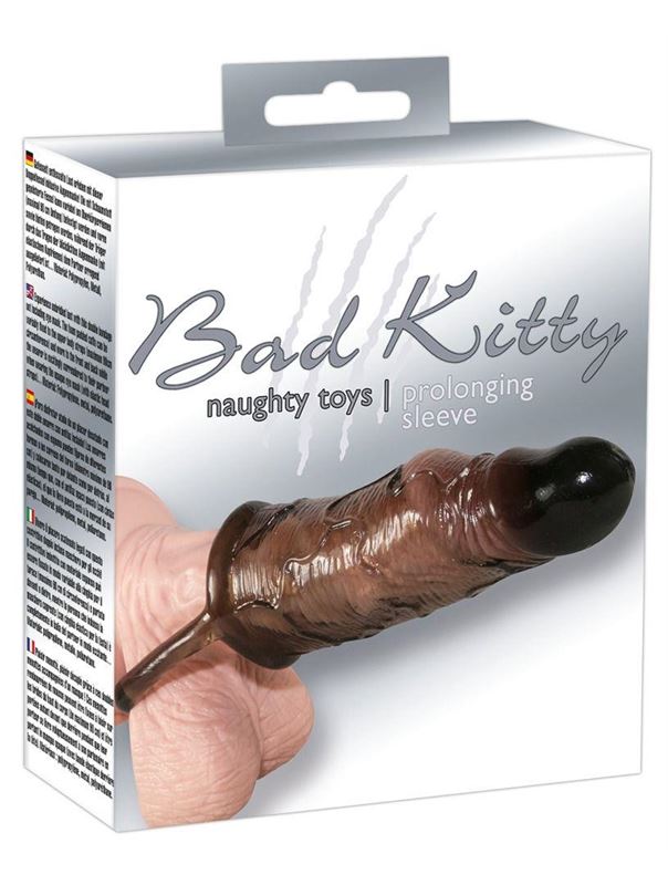 Стимулирующая насадка на пенис Bad Kitty Prolonging Sleeve