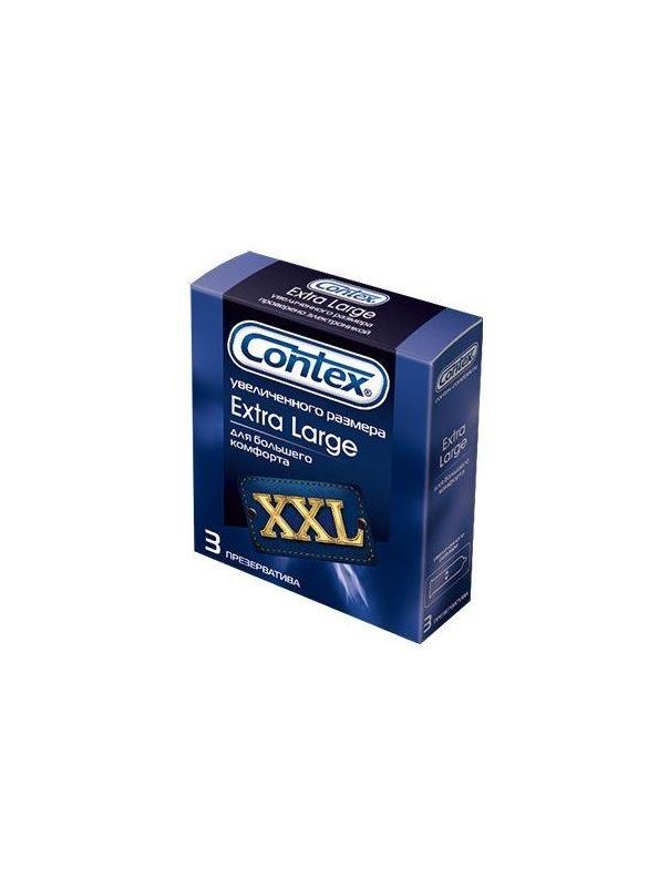 Презервативы увеличенного размера CONTEX Extra Large (3 шт)