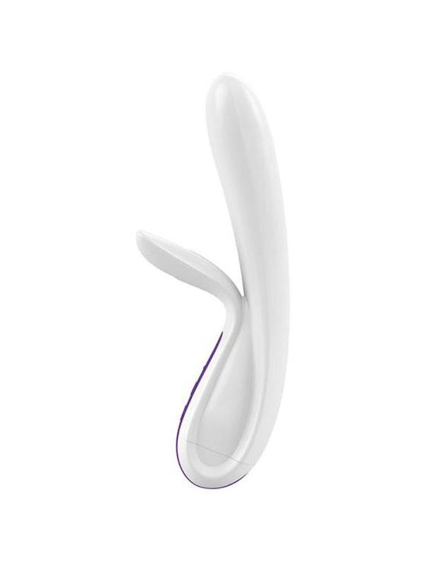Фиолетовый вибратор-кролик OVO K5 (21 см)