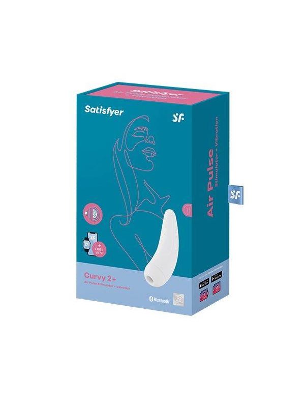 Белый вакуум-волновой стимулятор Satisfyer Curvy 2+