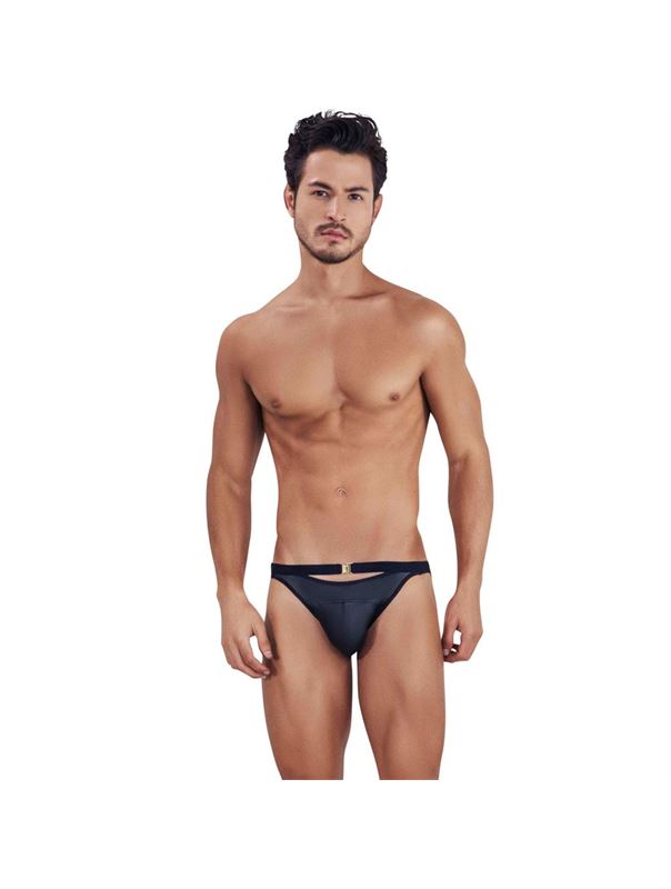 Черные мужские трусы-брифы с декоративным пояском Misty Brief