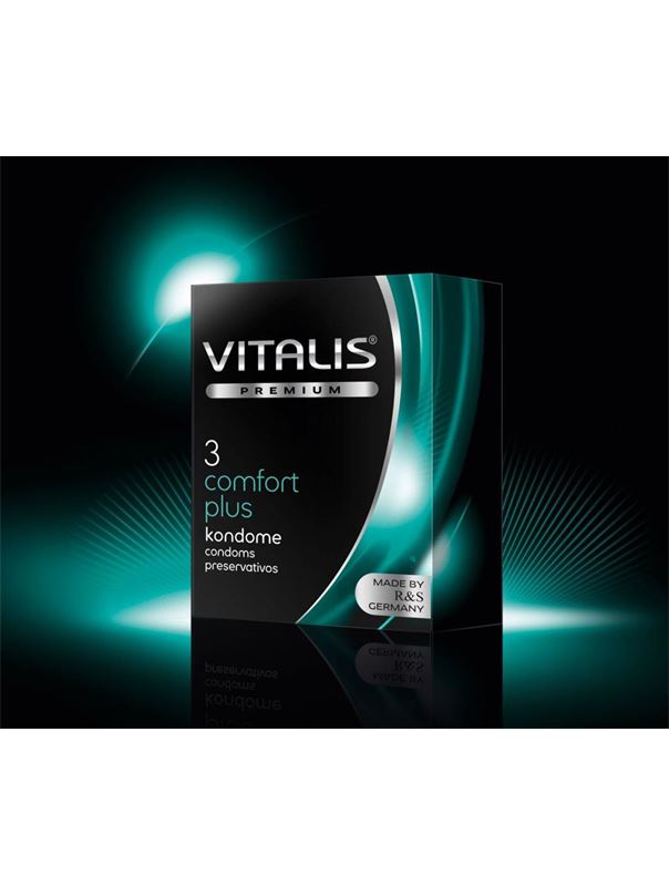 Контурные презервативы VITALIS premium №3 Comfort plus (3 шт)