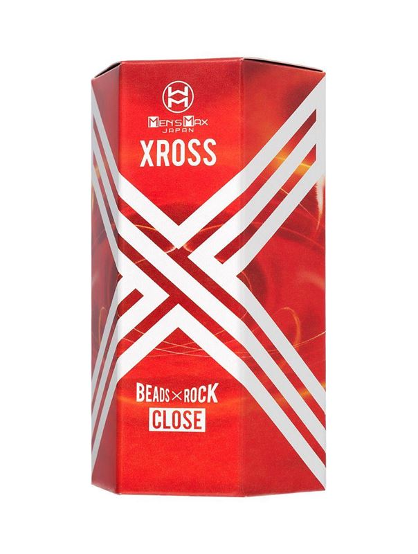 Прозрачный мастурбатор закрытого типа MensMax Xross Beads х Rock Close