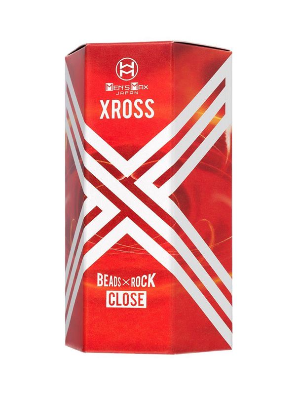 Прозрачный мастурбатор закрытого типа MensMax Xross Beads х Rock Close