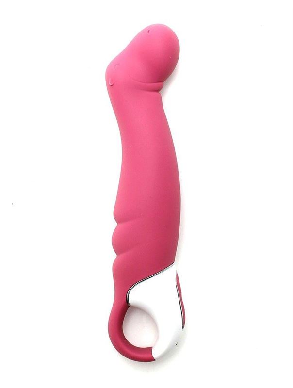 Вибратор Satisfyer - Petting Hippo с загнутым кончиком (22,9 см)