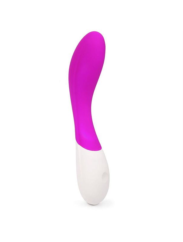 Лиловый вибратор Orgasm с изогнутым стволом (20 см)
