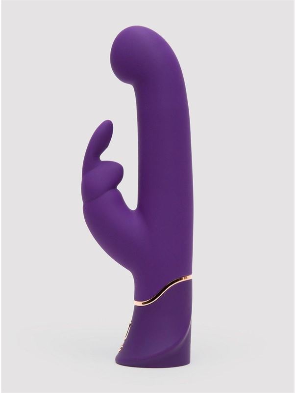 Фиолетовый вибратор Greedy Girl Power Motion Thrusting Rabbit Vibrator (21,6 см)