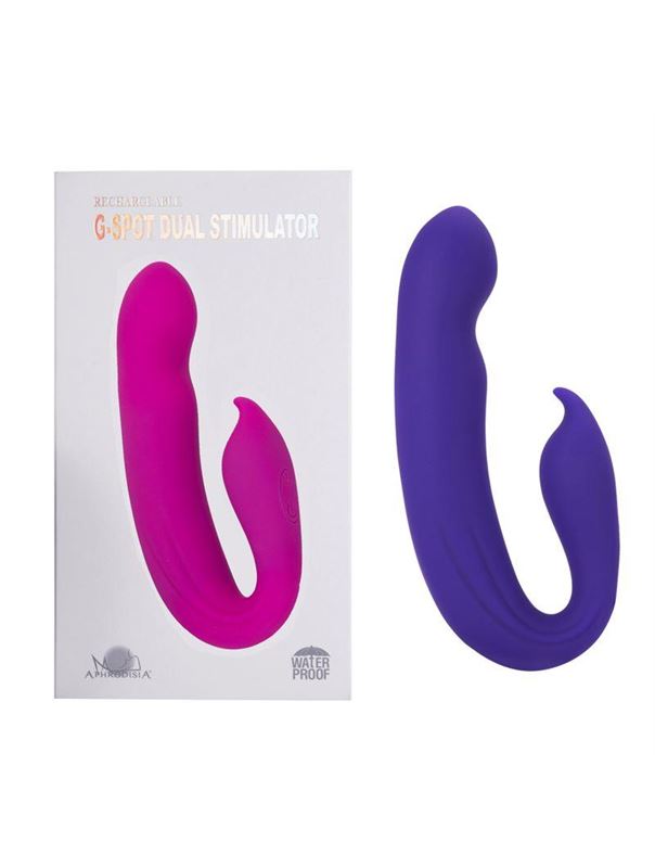 Фиолетовый вибратор G-Spot Dual Stimulator (17,1 см)