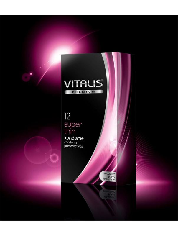 Ультратонкие презервативы VITALIS premium №12 Super thin (12 шт)