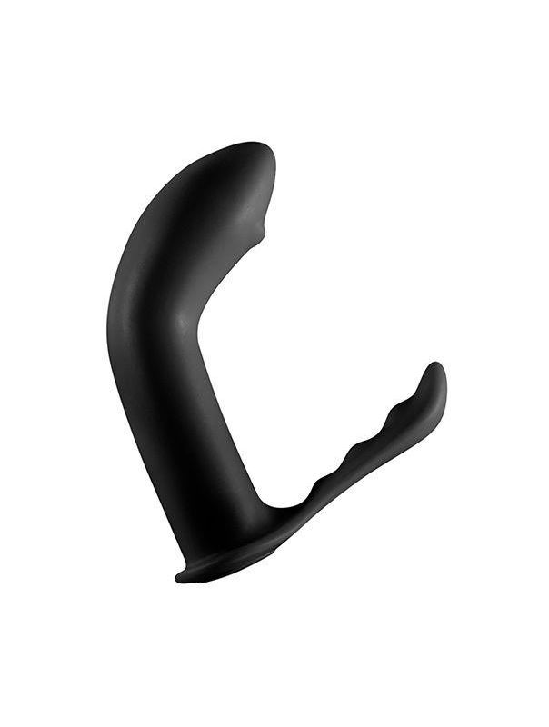 Чёрный стимулятор простаты PROSTATE PLUG - 12,5 см.