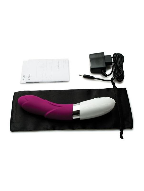 Фиолетовый вибратор украшенный лепестками Iris Deep Rose (LELO)