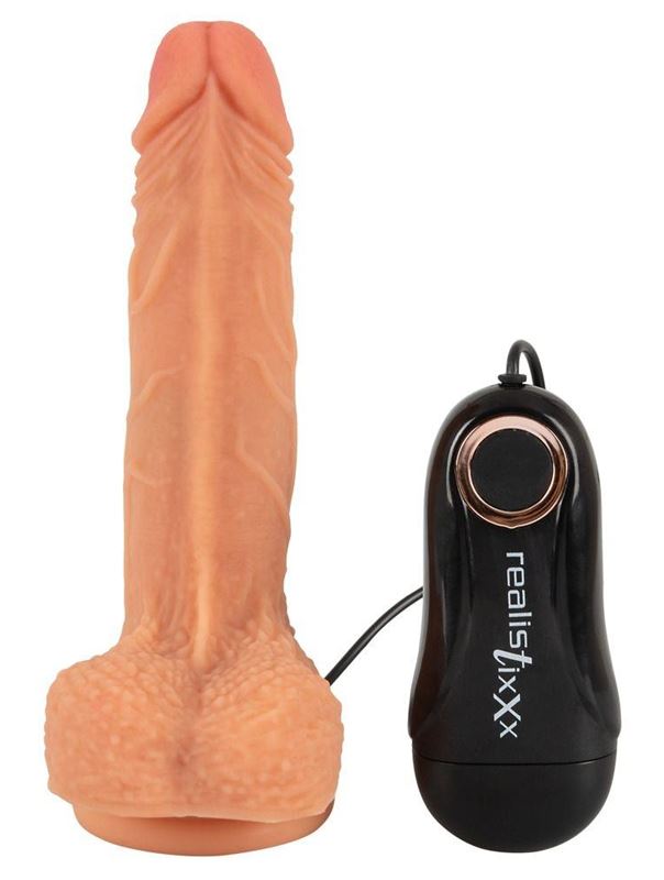 Телесный вибратор реалистик Real Thing Small (18,6 см)