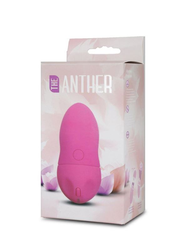 Розовый клиторальный вибратор Anther