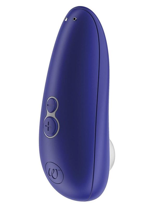 Синий бесконтактный клиторальный стимулятор Womanizer Starlet 2