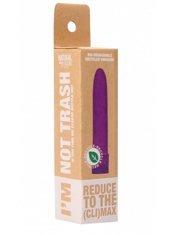 Фиолетовый вибратор 5.5" Vibrator Biodegradable (14 см)