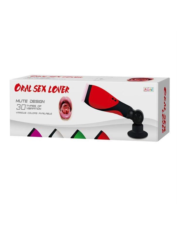 Фиолетовый вибромастурбатор Oral Sex Lover