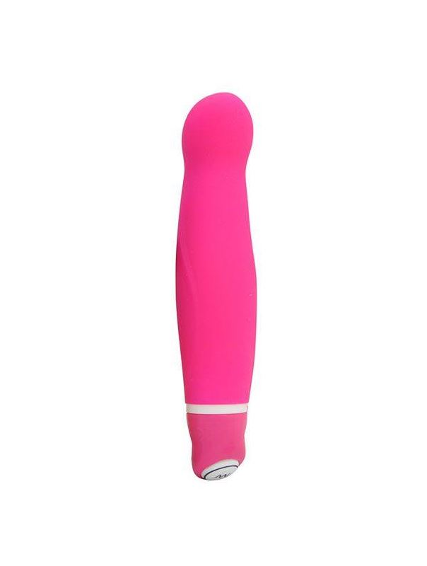 Розовый вибромассажёр VIBE THERAPY WILLY - 14,5 см.