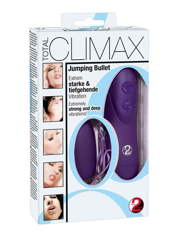 Виброяйцо с пультом управления Total Climax Jumping Bullet