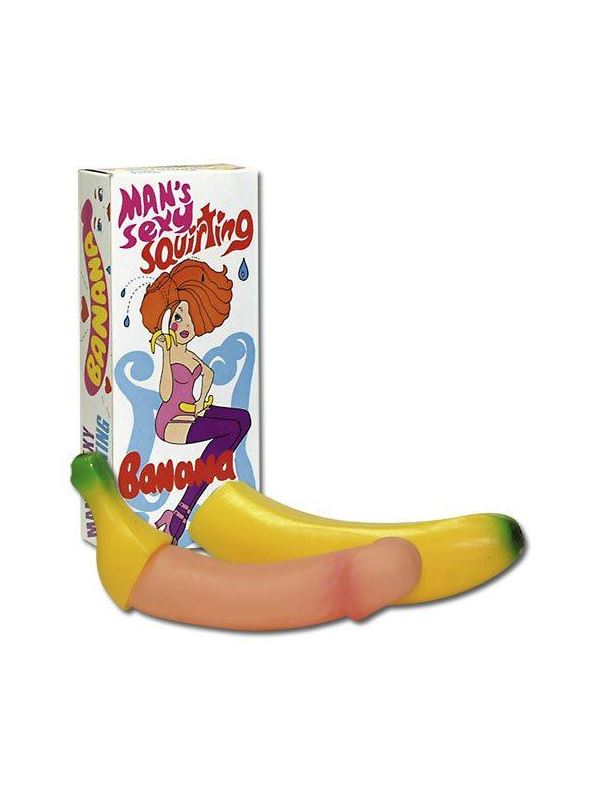 Сувенирный фаллоимитатор в банане (18 см)