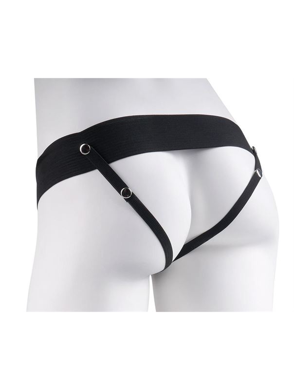 Флуоресцентный полый страпон унисекс с вибрацией For Him or Her Vibrating Hollow Strap-On (15 см)