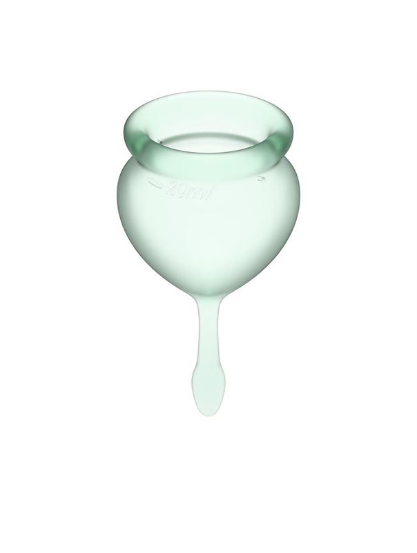 Набор зеленых менструальных чаш Feel Good Menstrual Cup