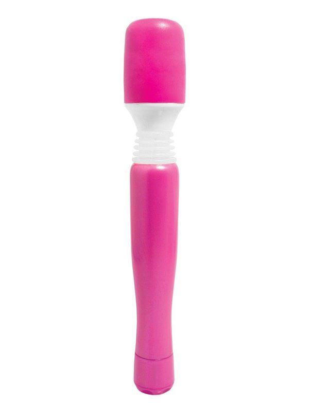 Розовый вибромассажер Mini Wanachi