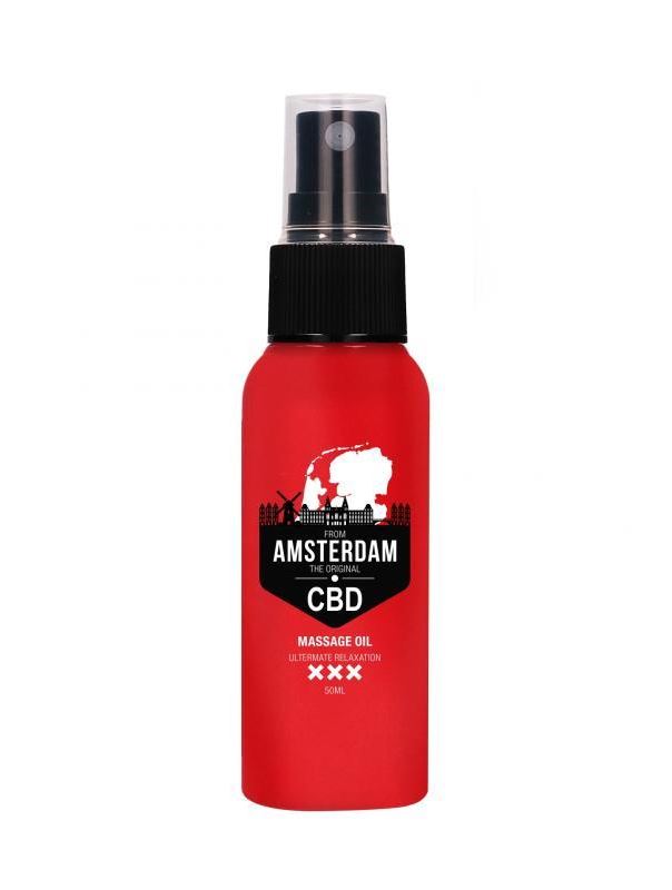 Стимулирующее массажное масло CBD from Amsterdam Massage Oil (50 мл)