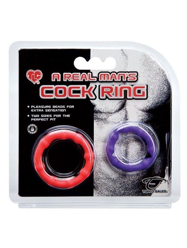 Набор из двух эрекционных колец TLC A Real Man’s Cock Ring