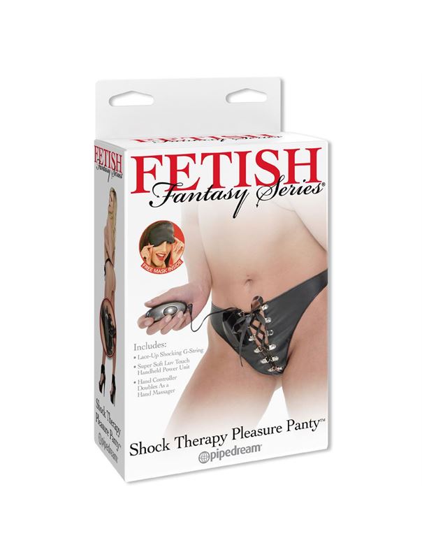 Вибротрусики с электрическими импульсами Shock Therapy Pleasure Panty