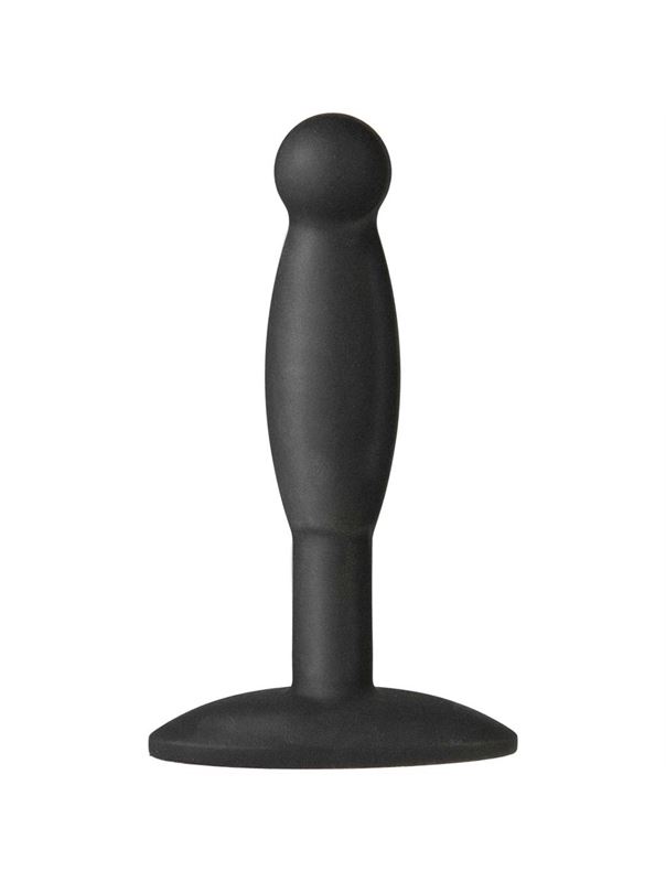 Черная анальная пробка Platinum Premium Silicone - The Minis - Smooth Medium - Black M