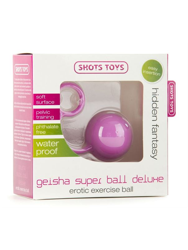 Розовый вагинальный шарик Geisha Super Ball Deluxe