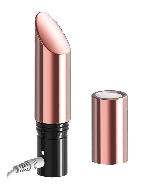 Золотистый мини вибратор Love Bullet (8,4 см)